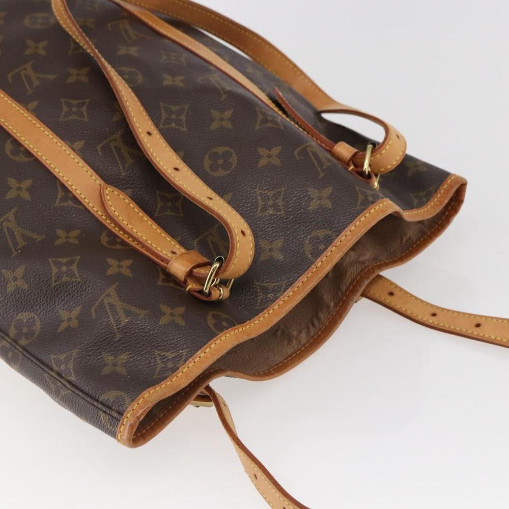 Louis Vuitton Monogram Canvas Brown & Tan Bucket Shoulder Bag - Picture 6 of 16
